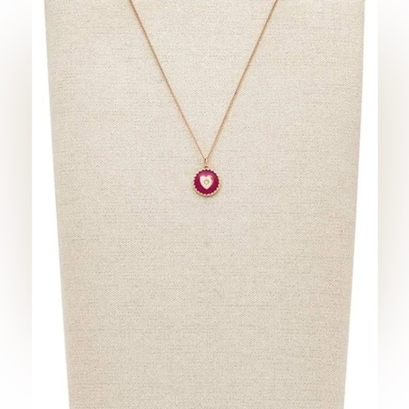 Brand New Fossil Rose Gold Necklace & Earring Set ! - Picture 5 of 9